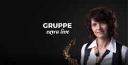 gruppe extra live mit DJ DuB,Event Saxophonistin