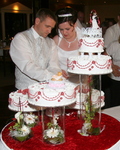 Unsere Taufe + Hochzeit Torte 