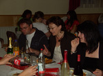 Der Tisch mit Andis Arbeitskollegen.