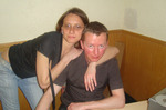 Unser DJ, Olga mit ihrem Mann Andrej (Schwester und Schwager des Bräutigams).