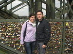 Liebesschloss-Brücke in Köln