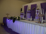 Dekoration - Brautpaartisch mit Hintergrund - 3